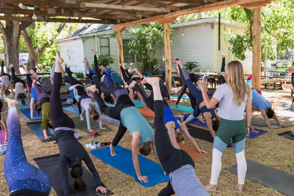 Outdoor Yoga in Austin