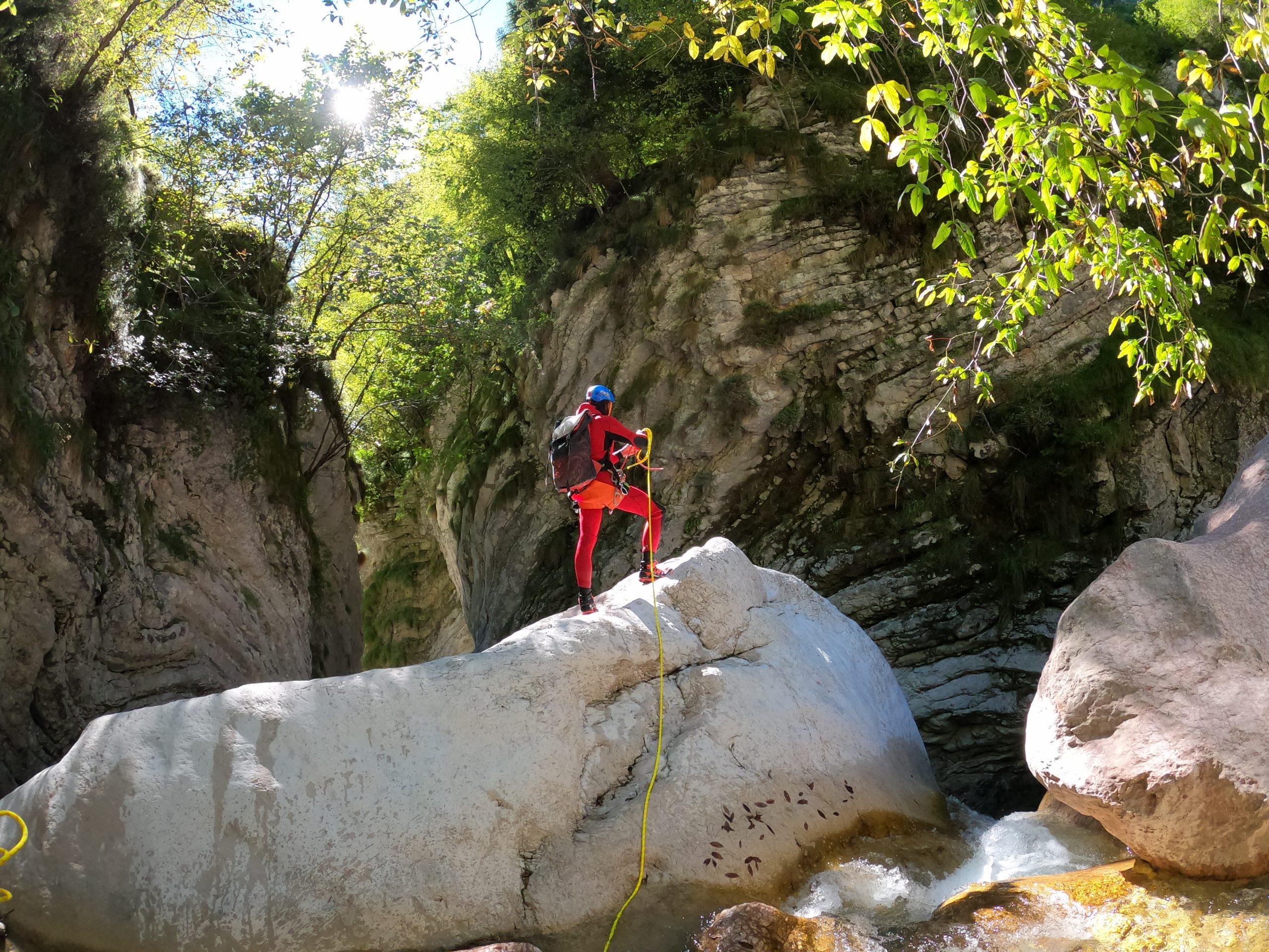 Luxury outdoor adventure canyoning in Slovenia