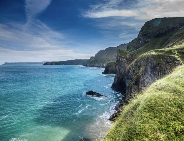 Sea cliffs on the Irish coast